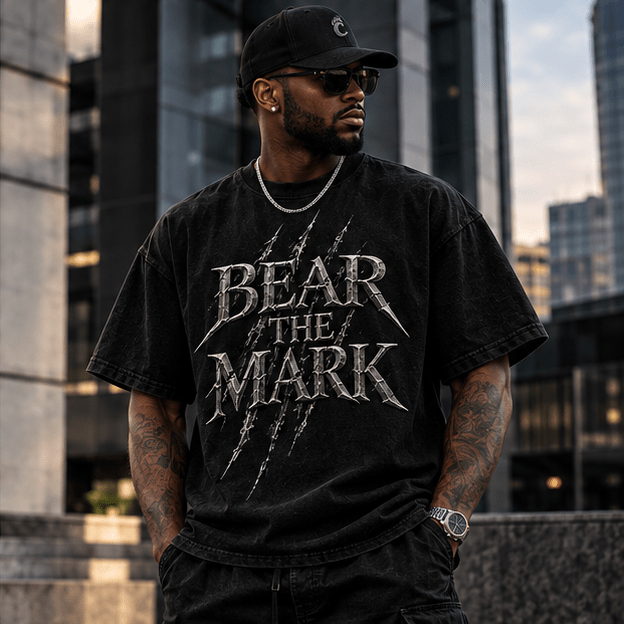 CAVREN “Bear The Mark” signature luxury Tee - Avek Brand