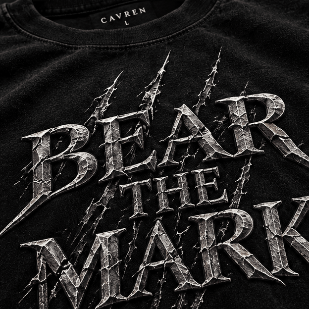 CAVREN “Bear The Mark” signature luxury Tee - Avek Brand