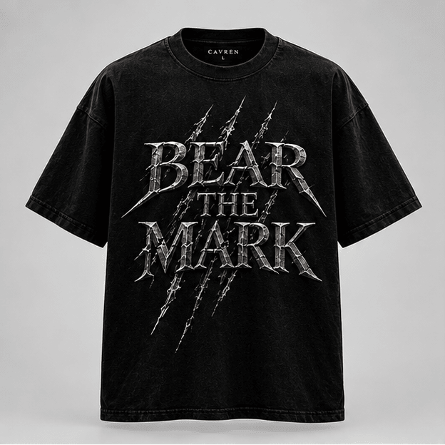 CAVREN “Bear The Mark” signature luxury Tee - Avek Brand